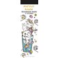 Animaux kawaii : 50 marque-pages à colorier