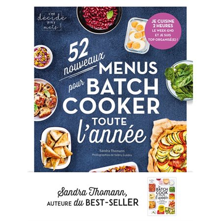 52 nouveaux menus pour batch cooker toute l'année