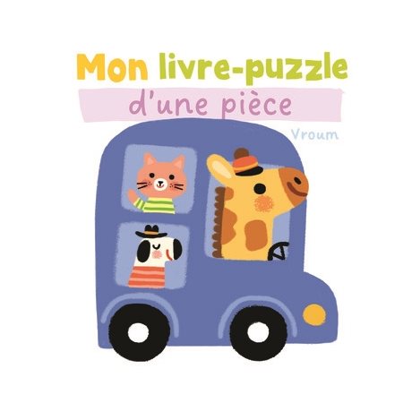 Mon livre-puzzle d'une pièce : Vroum