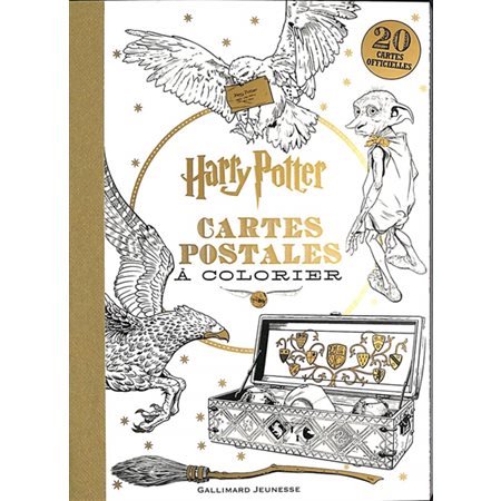 Harry Potter : cartes postales à colorier