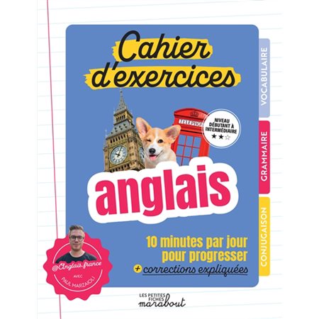 Cahier d'exercices, anglais