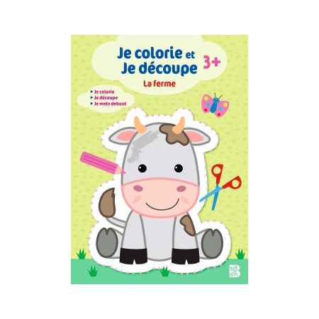 Je colorie et je découpe : la ferme