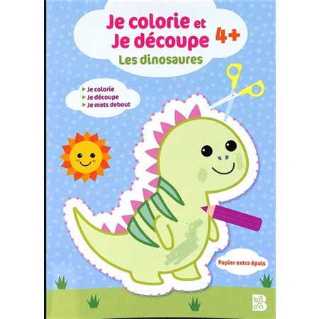 Je colorie et je découpe : les dinosaures