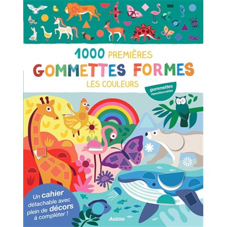 1000 premières gommettes formes : Les couleurs