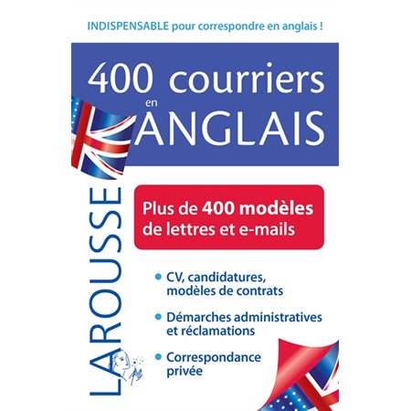 400 courriers en anglais