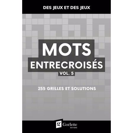 Mots entrecroisés #5