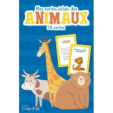 Animaux : 54 cartes-éclair