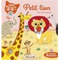 Petit lion dans la savane