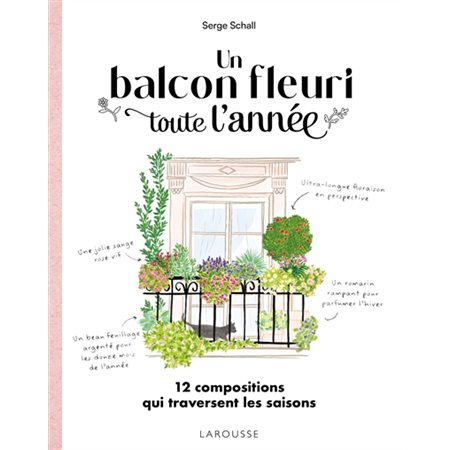 Un balcon fleuri toute l'année