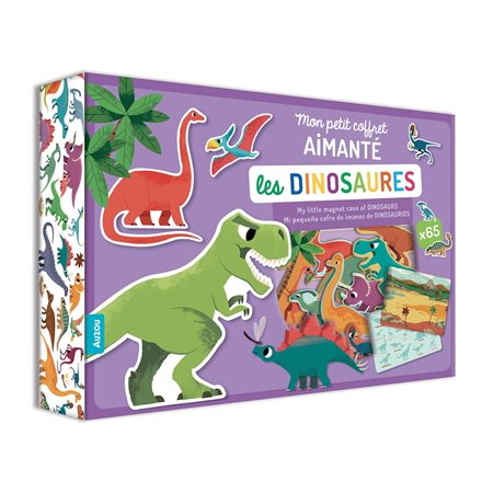 Mon petit coffret aimanté : Les dinosaures