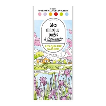 Mes marque-pages à l'aquarelle : Les quatre saisons