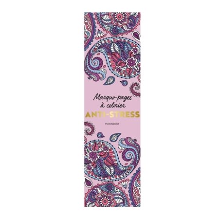 Marque-pages à colorier : Antistress