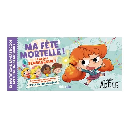 Les nouvelles cartes d'invitation Mortelle Adèle