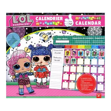 L.O.L. Surprise! : Calendrier de motivation 12 mois