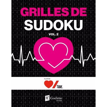 Grilles de Sudoku vol. 2 : Fondation Cœur + AVC