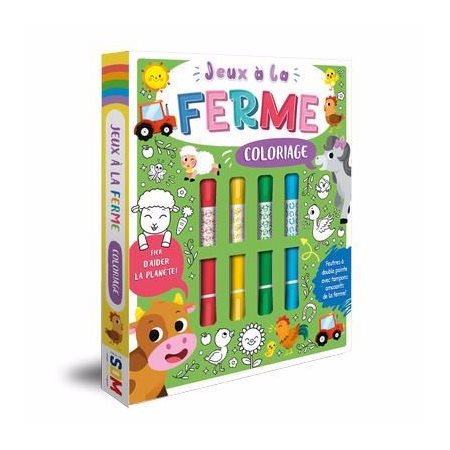 Jeux à la ferme : Coloriage