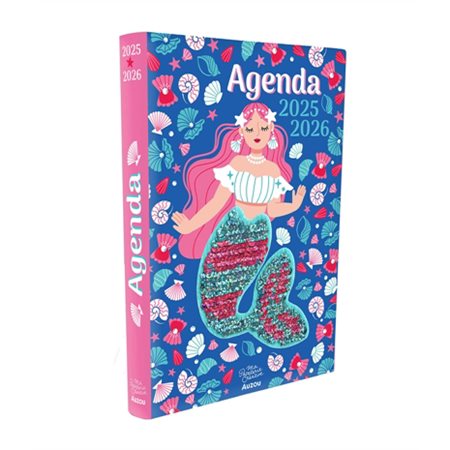 Agenda 2025-2026 : Sirène à sequins