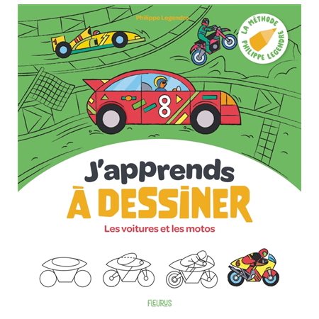 J'apprends à dessiner les voitures et les motos
