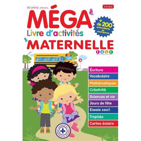 Méga livre d'activités : Maternelle