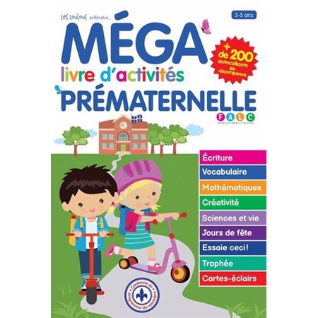 Méga livre d'activités : Prématernelle
