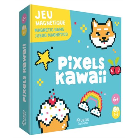 Jeu magnétique : Pixels kawaii