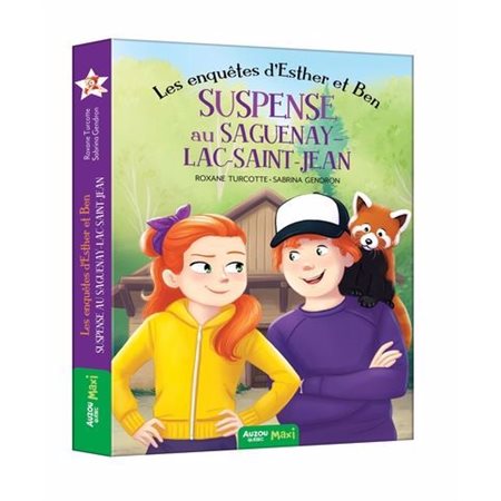 Les enquêtes d'Esther et Ben #8 Suspense au Saguenay-Lac-Saint-Jean