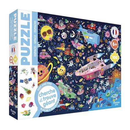 Puzzle cherche et trouve : Espace