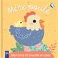 Mon livre et puzzle en bois : Mère poule