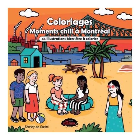 Coloriages - Moments chill à Montréal