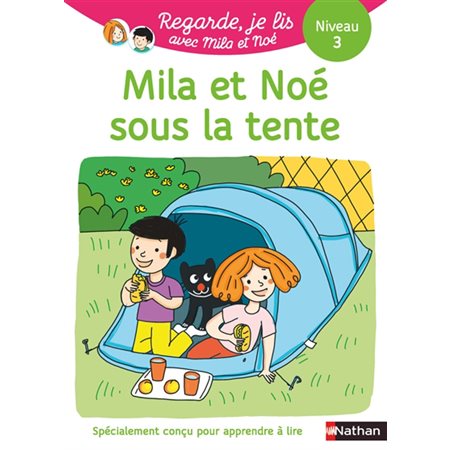 Mila et Noé sous la tente