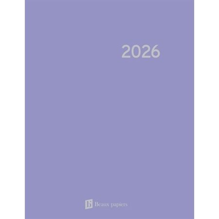 Agenda hebdomadaire 2026 : Lilas