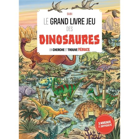 Le grand livre jeu des dinosaures