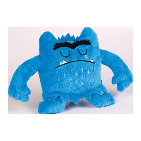 Mini peluche monstre bleue