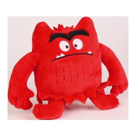 Mini peluche monstre rouge