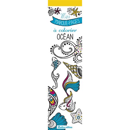 Océan : mes marque-pages à colorier