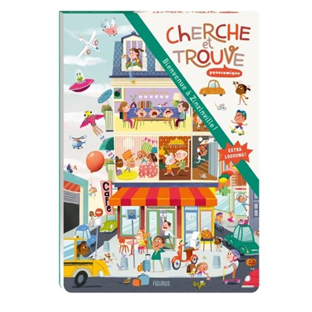 Cherche et trouve panoramique : Bienvenue à Zinzinville!