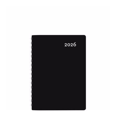 Agenda Buro Noir Annuel 2026