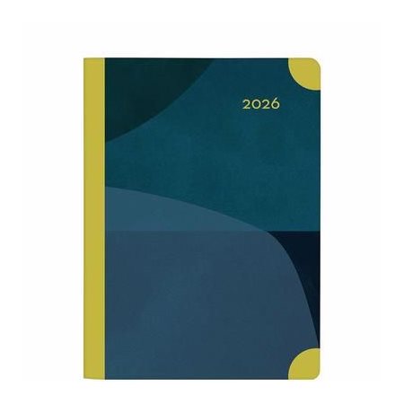 Agenda Memo Bleu Annuel 2026