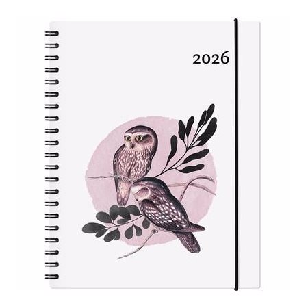 Agenda Garbo Chouette Annuel 2026
