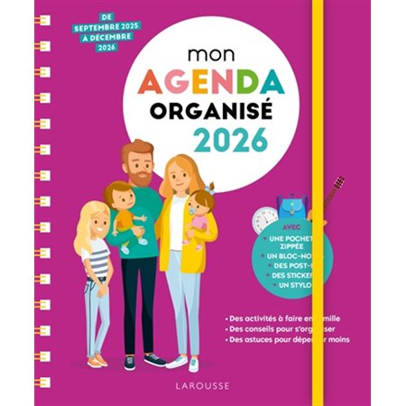 Mon Agenda Famille Organisée 2026