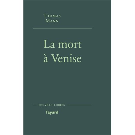 La mort à Venise, Oeuvres libres