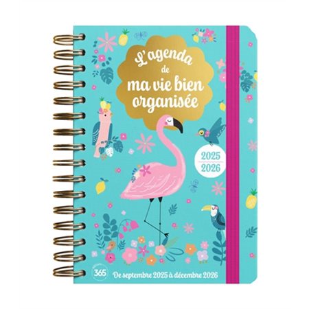 L'agenda de ma vie bien organisée 2025-2026
