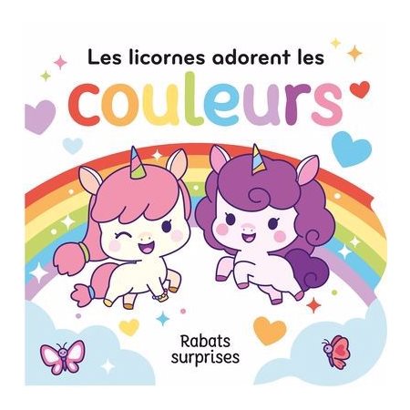 Rabats surprises : Les licornes adorent les couleurs