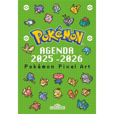 Pokémon : Agenda 2025-2026 : Pixels