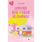 Limonade rose et coeur en guimauve