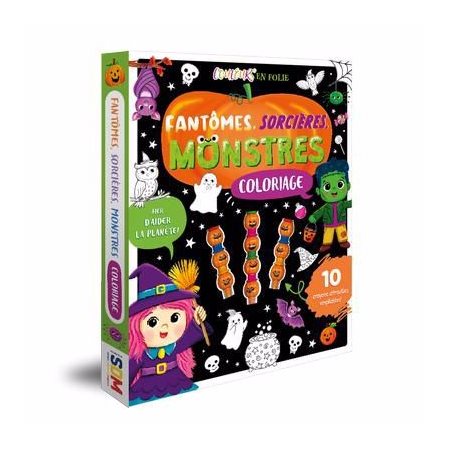 Coloriage : Fantômes, sorcières, monstres