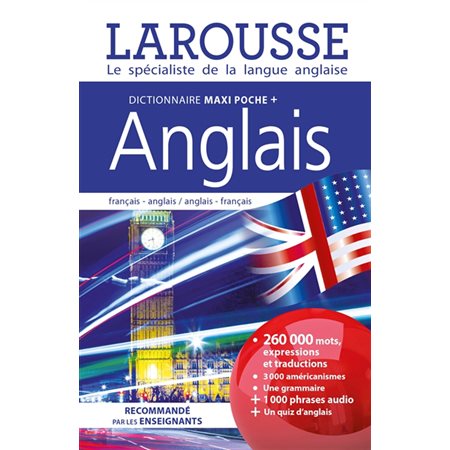 Dictionnaire Larousse maxi poche + anglais
