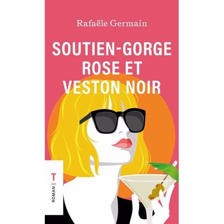 Soutien-gorge rose et veston noir