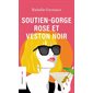 Soutien-gorge rose et veston noir