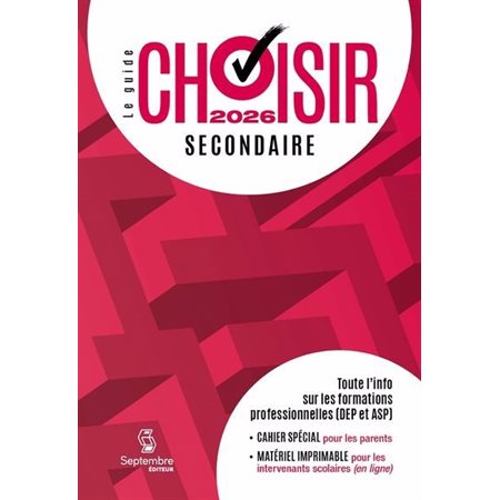 Guide Choisir - Secondaire 2026